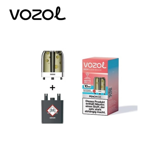 Vozol Neon Plug Max - Peach Ice - Pod 20mg